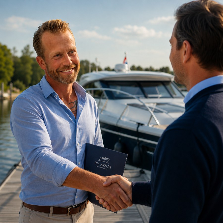 Persoonlijke kennismaking aan de haven